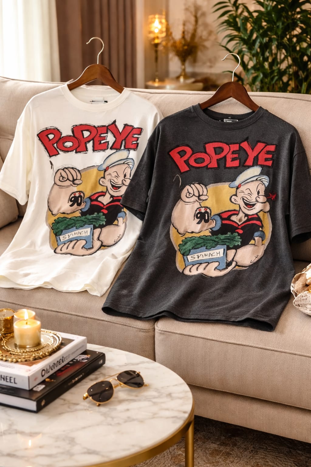 Funky Cartoon Luxe Oversized Tee – Premium Statement Streetwear