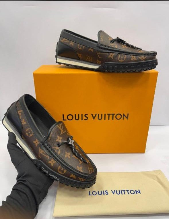 Elite Monogram Racer Loafers