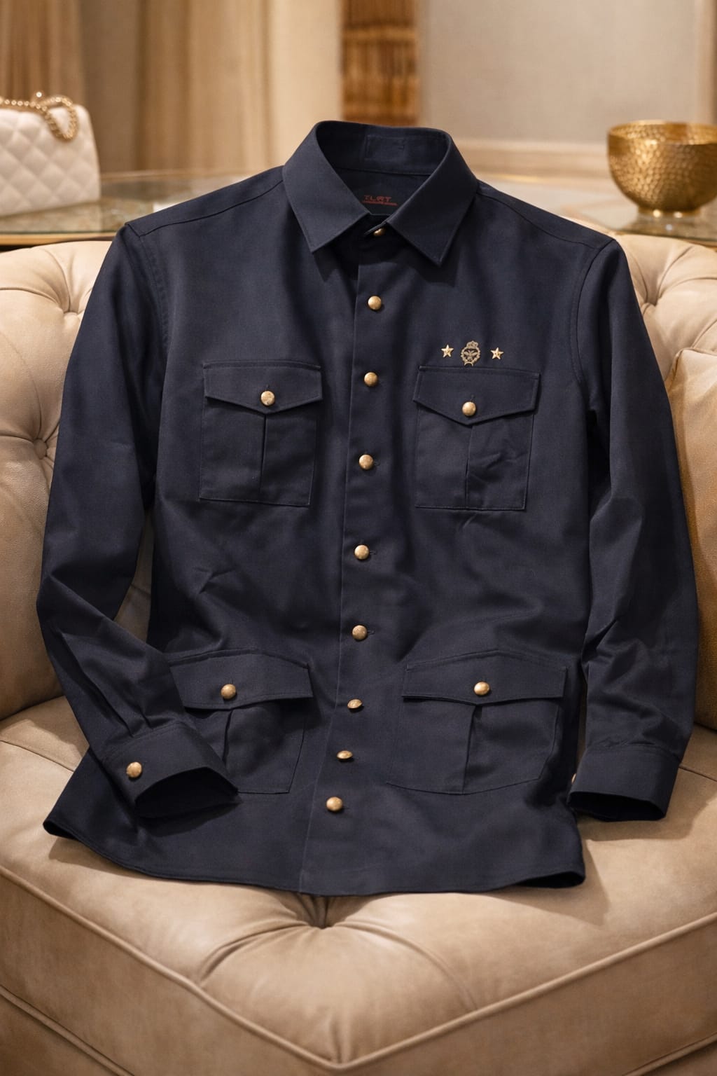 Elite Safari Button-Detail Cotton Shirts