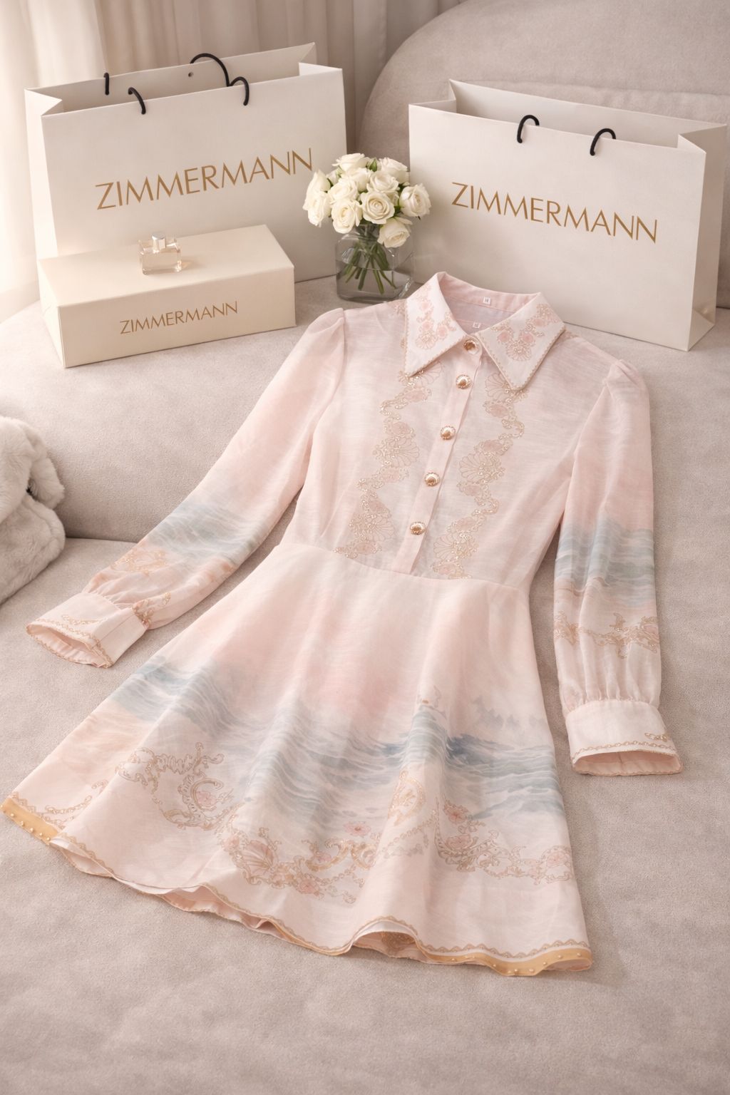 Pastel Luxe Printed Dress Collection – Premium Edition