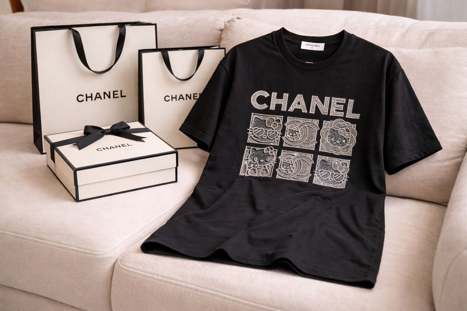 Luxury Graphic Oversized Tee – Premium Edition