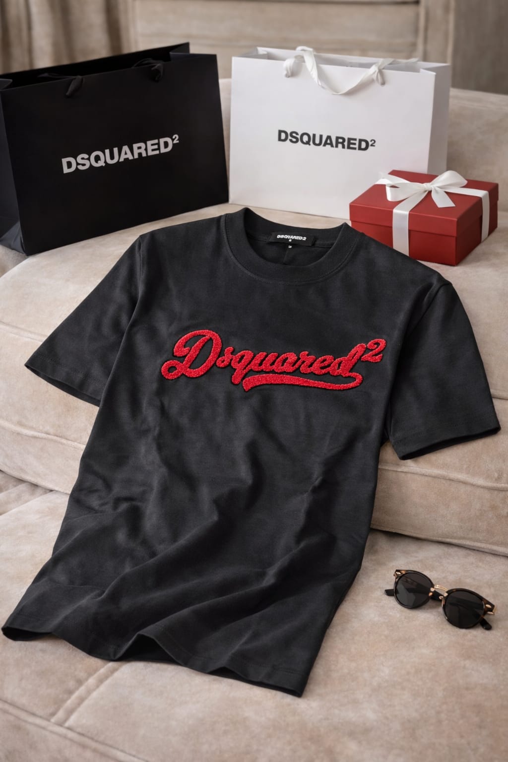 Signature Script Logo Tee – Premium Street Luxe Edition