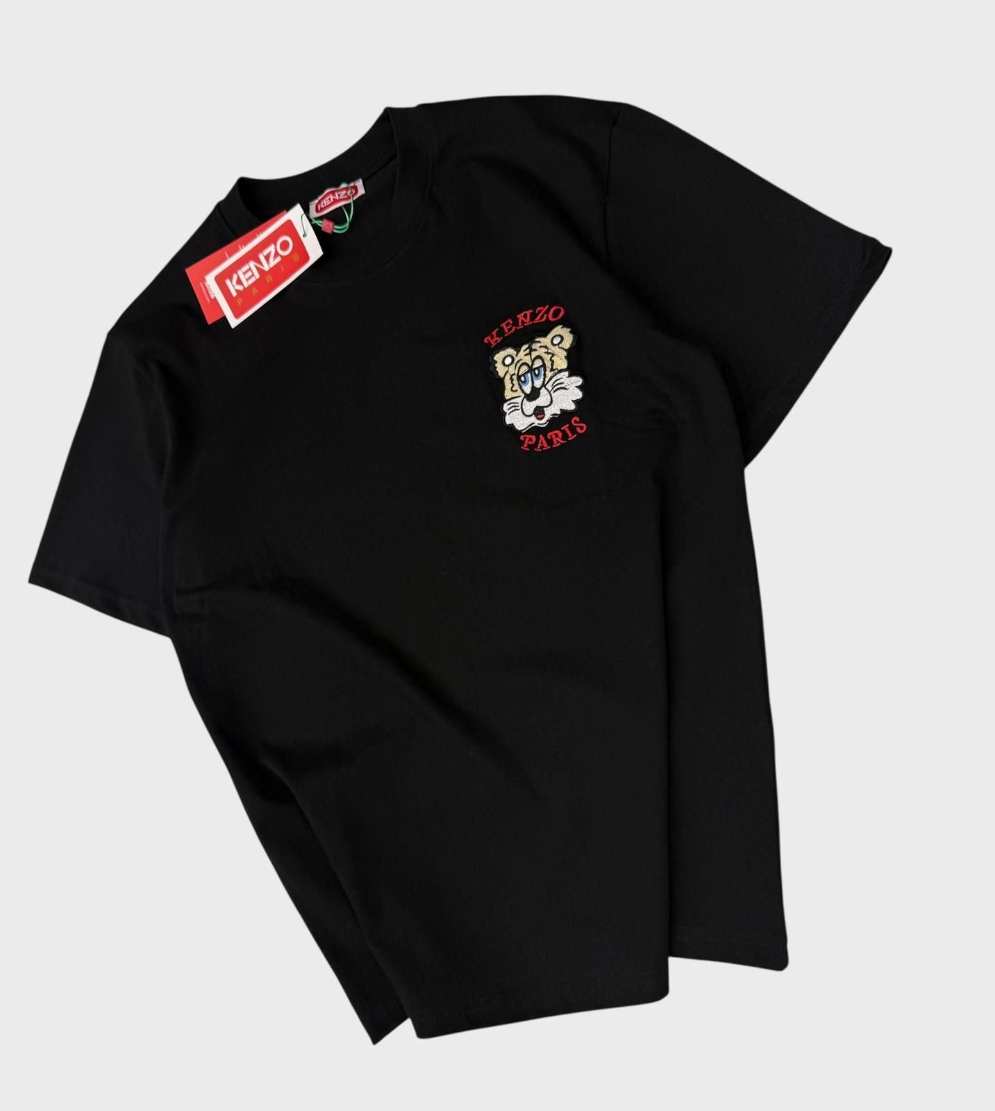 Tiger Crest Mini Logo Tee – Premium Street Luxe Edition