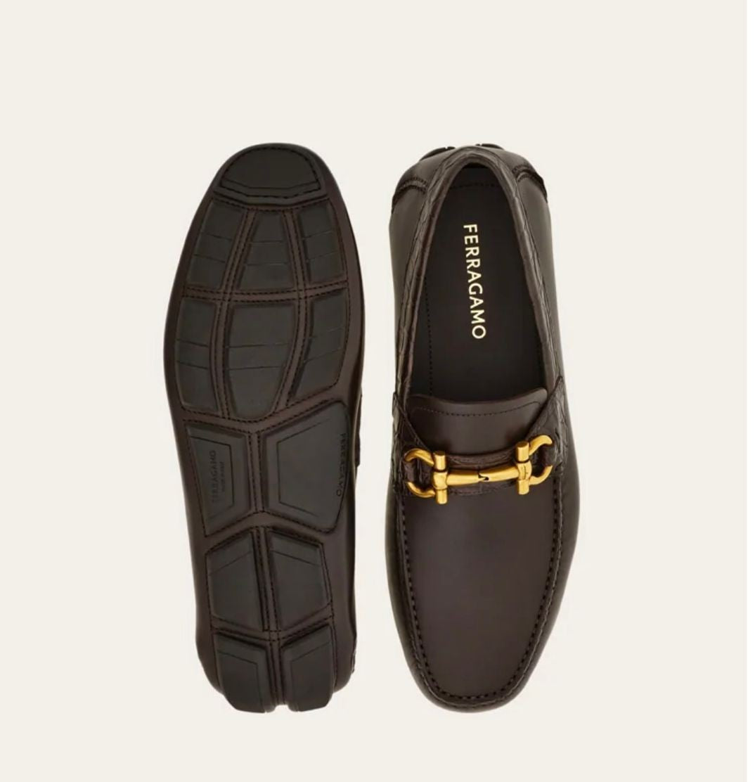 Elite Gancini Driver Loafers