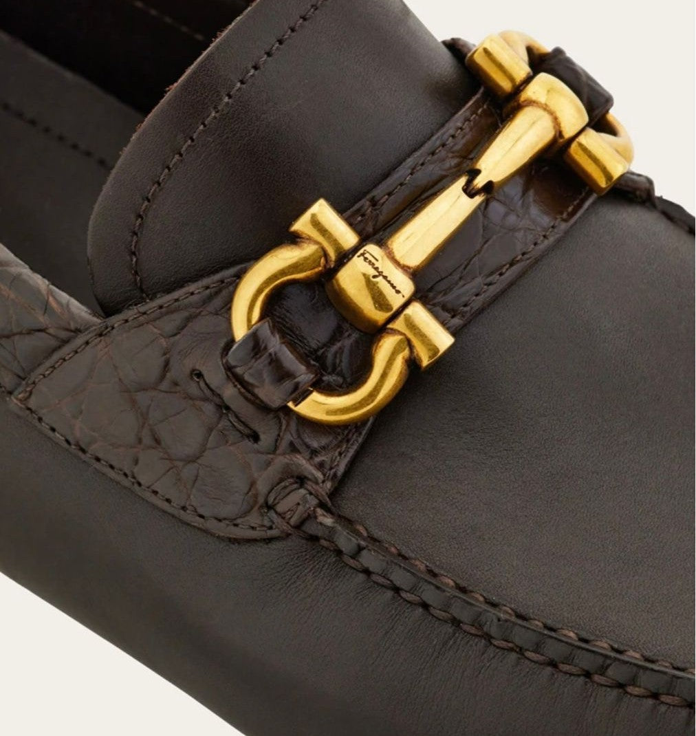 Elite Gancini Driver Loafers