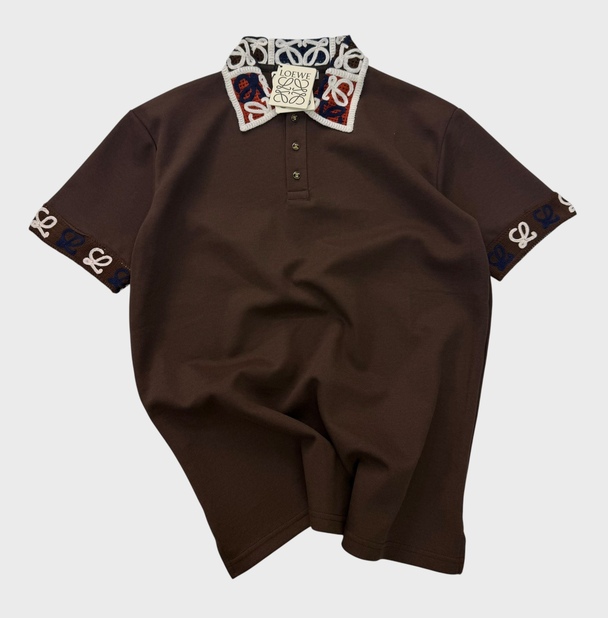 Signature Crochet Collar Luxury Polo