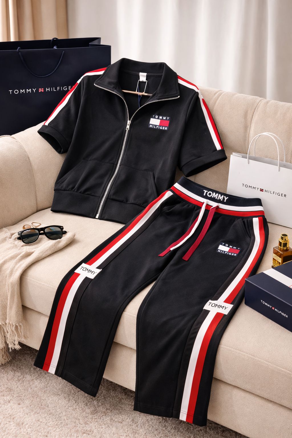 Signature Stripe Luxe Cord Set