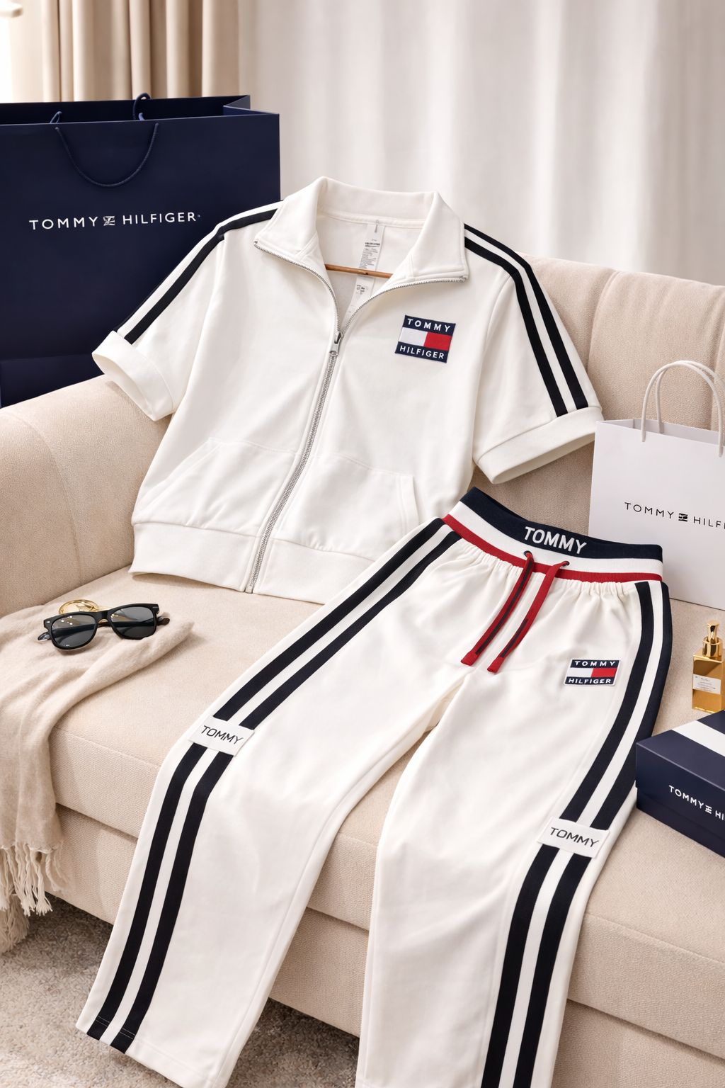 Signature Stripe Luxe Cord Set