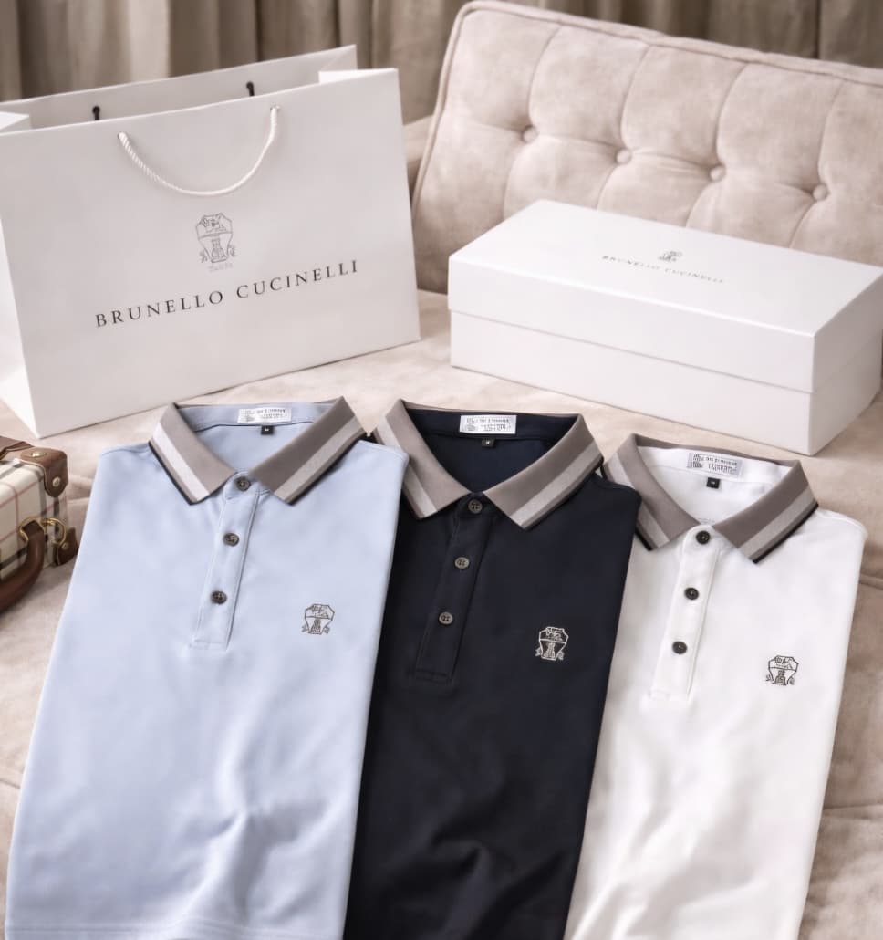 Elite Contrast Collar Cotton Matty Polo