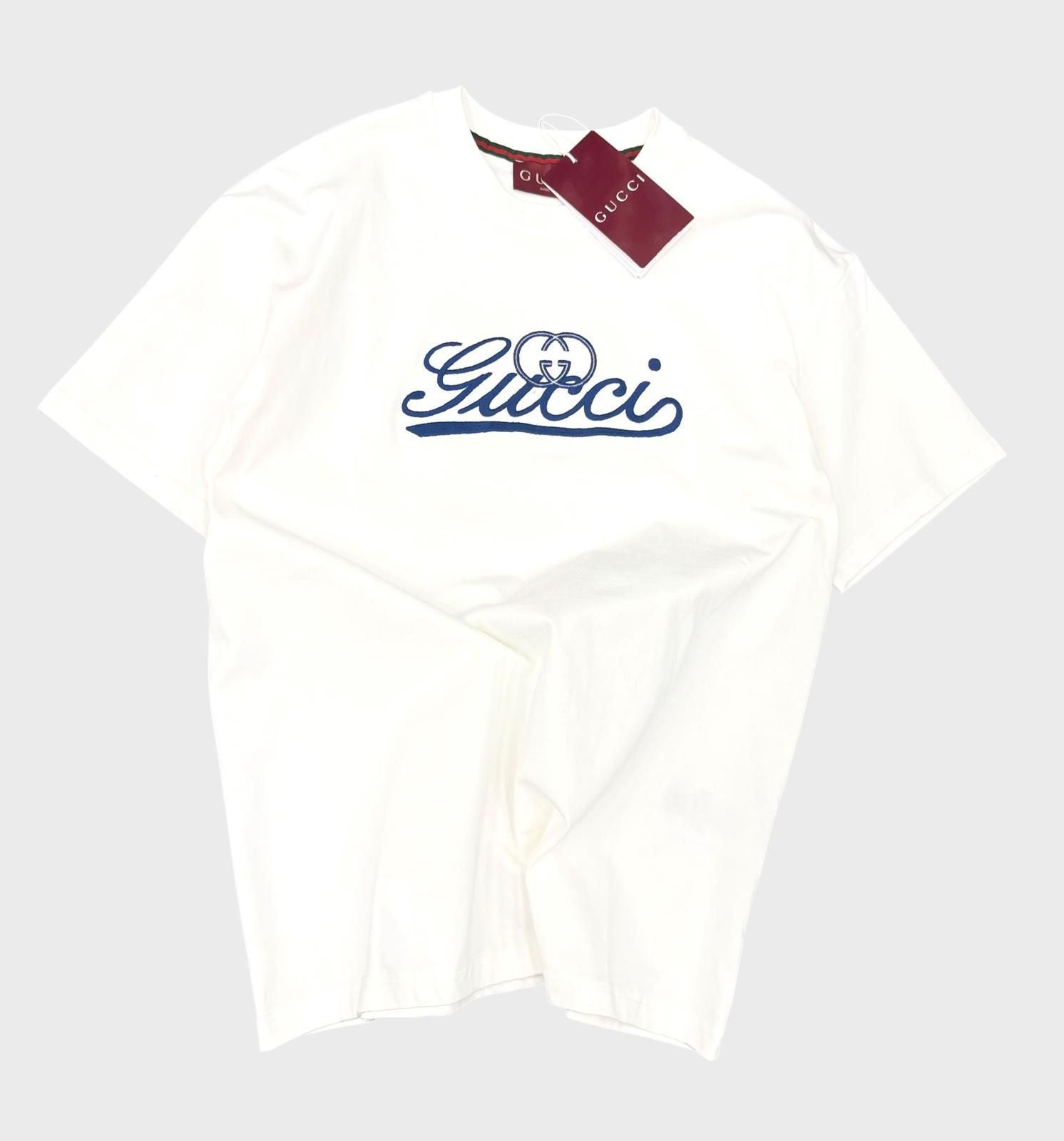 Luxury Embroidered Signature T-Shirt