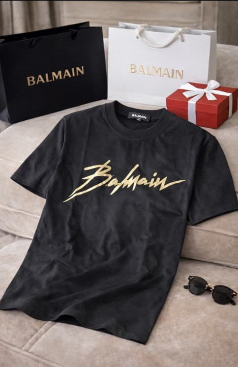Signature Gold Script Premium T-Shirt