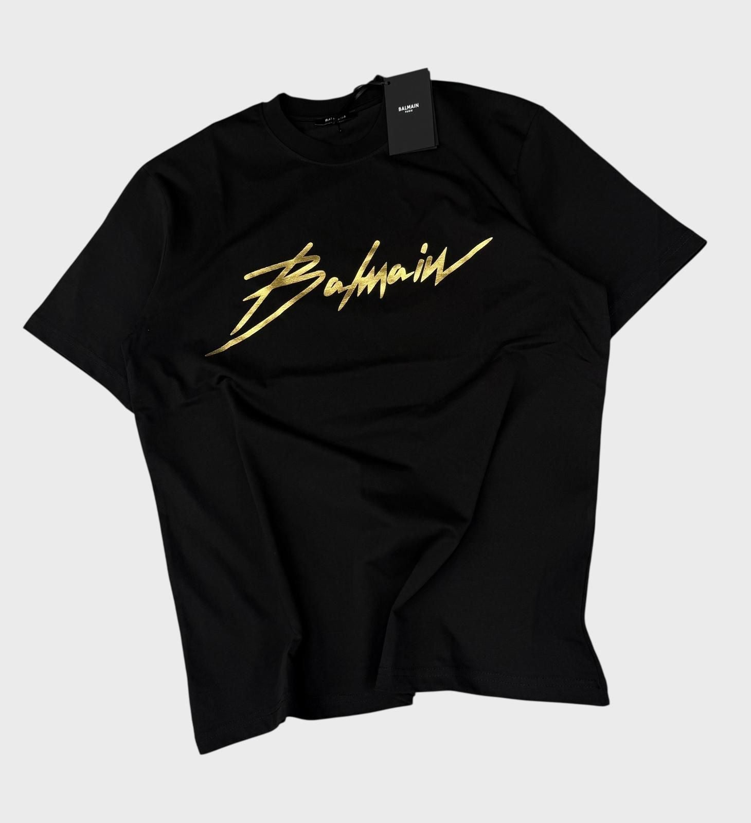 Signature Gold Script Premium T-Shirt