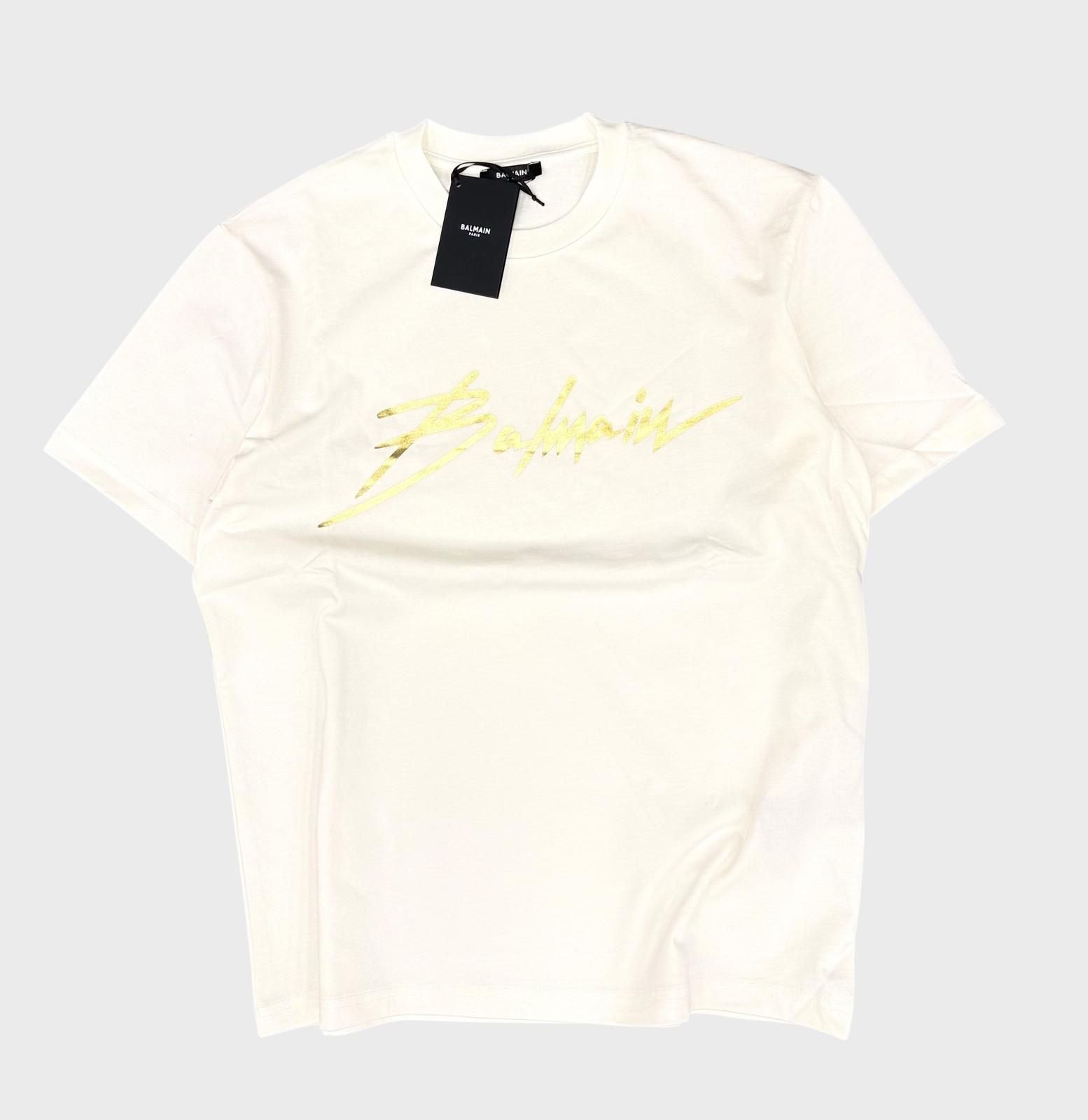 Signature Gold Script Premium T-Shirt