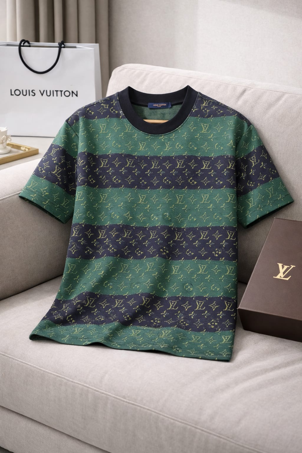 Luxury Monogram Printed Premium T-Shirt Collection