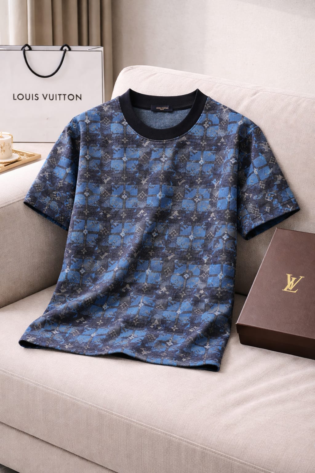Luxury Monogram Printed Premium T-Shirt Collection