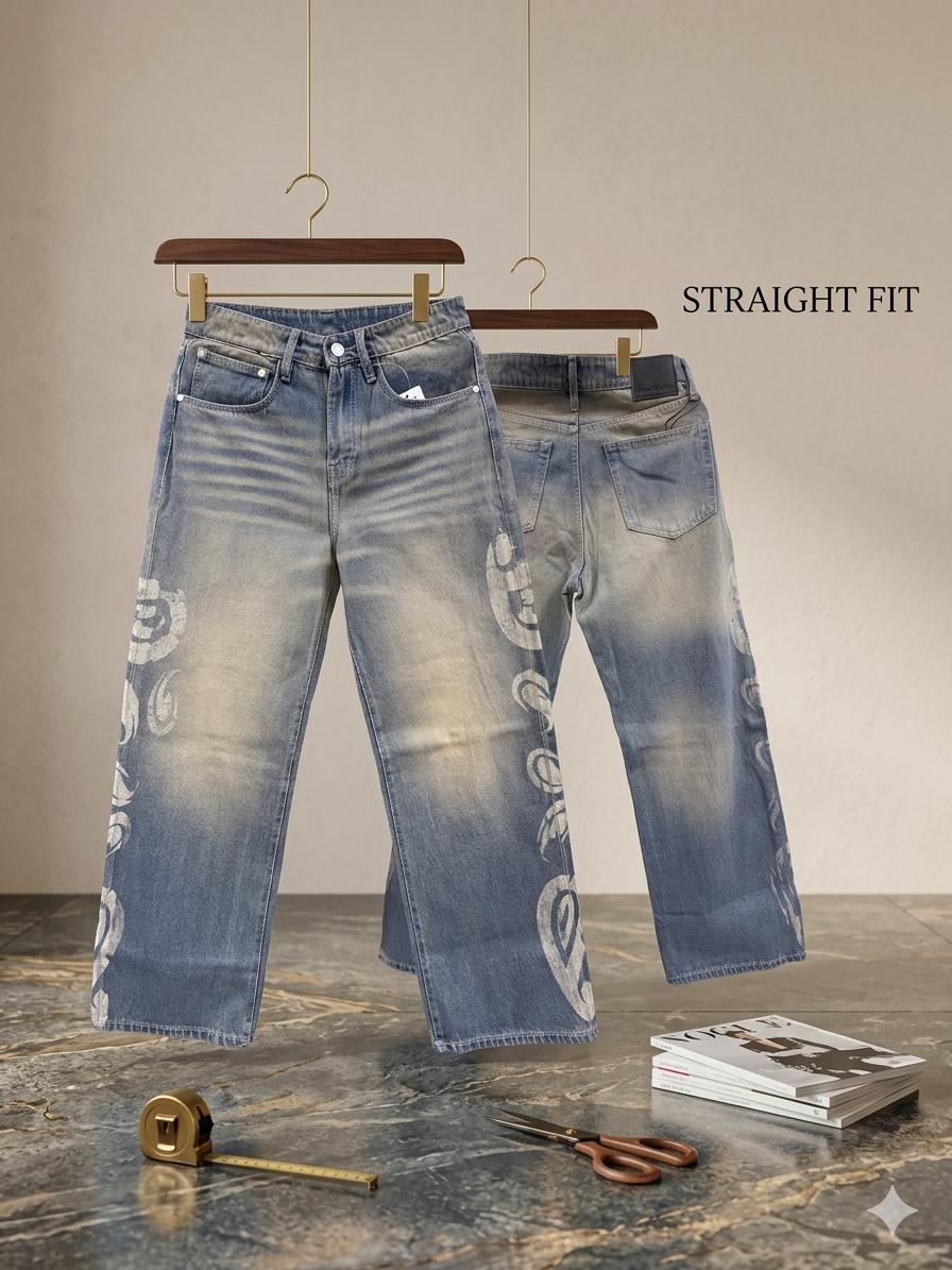 Urban Relaxed Straight & Baggy Fit Denims