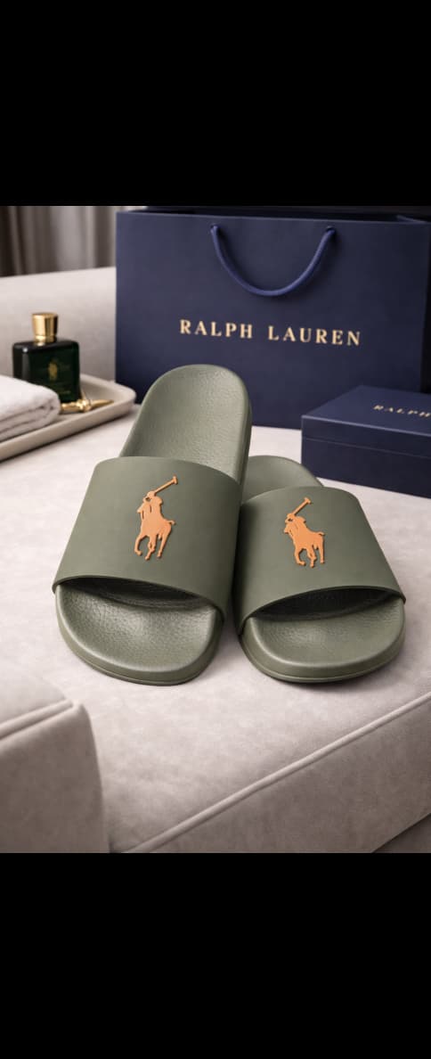 Signature Luxe Polo Slide Slippers