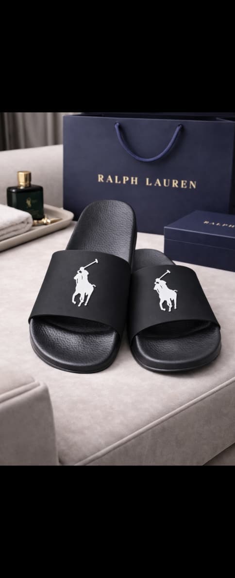 Signature Luxe Polo Slide Slippers
