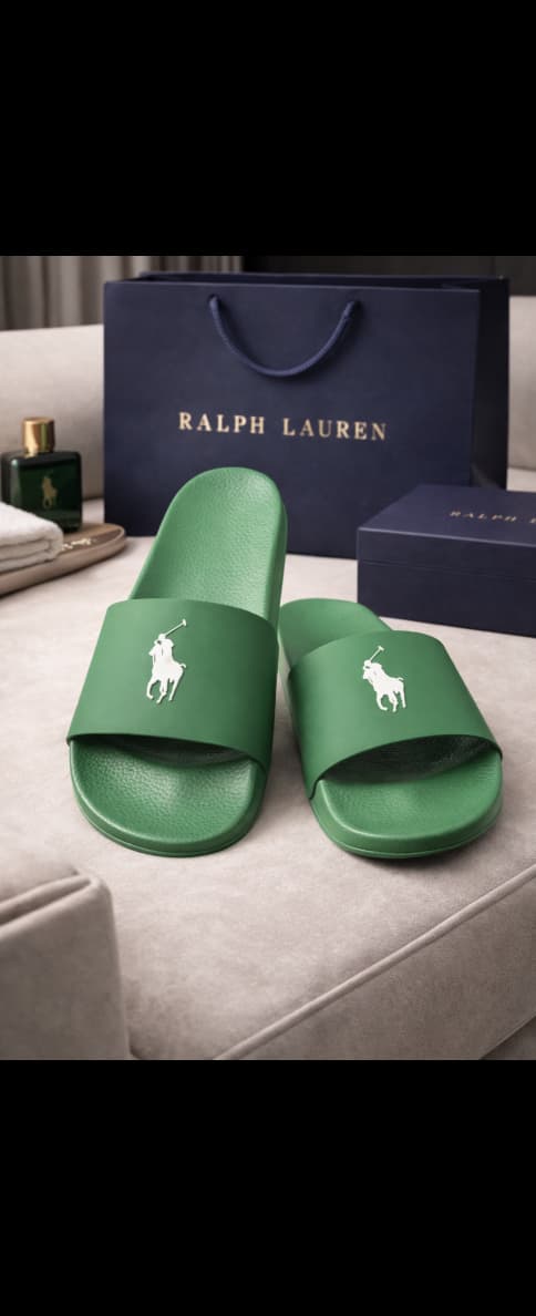 Signature Luxe Polo Slide Slippers