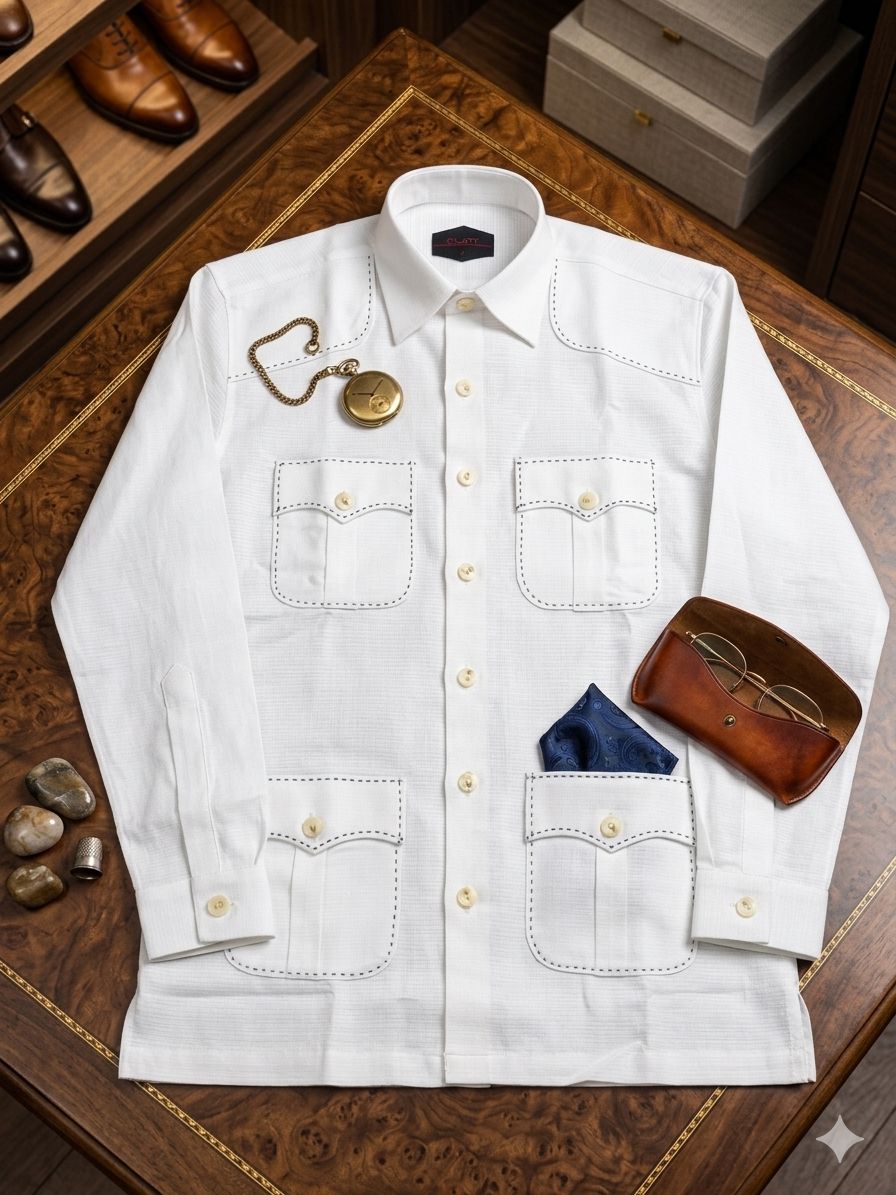 Safari Luxe Linen Hunting Shirt