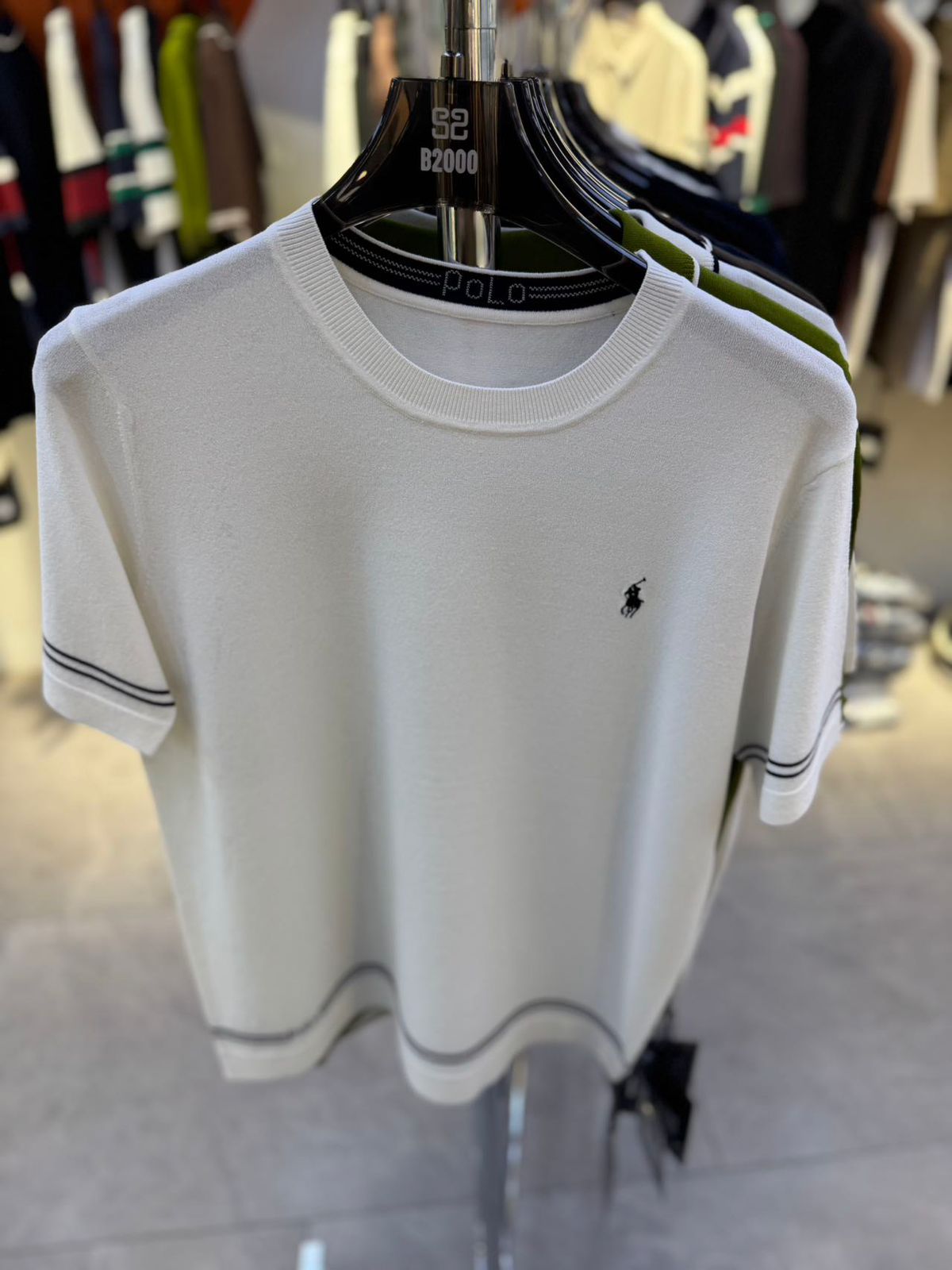 Signature Stripe Luxe T-Shirt
