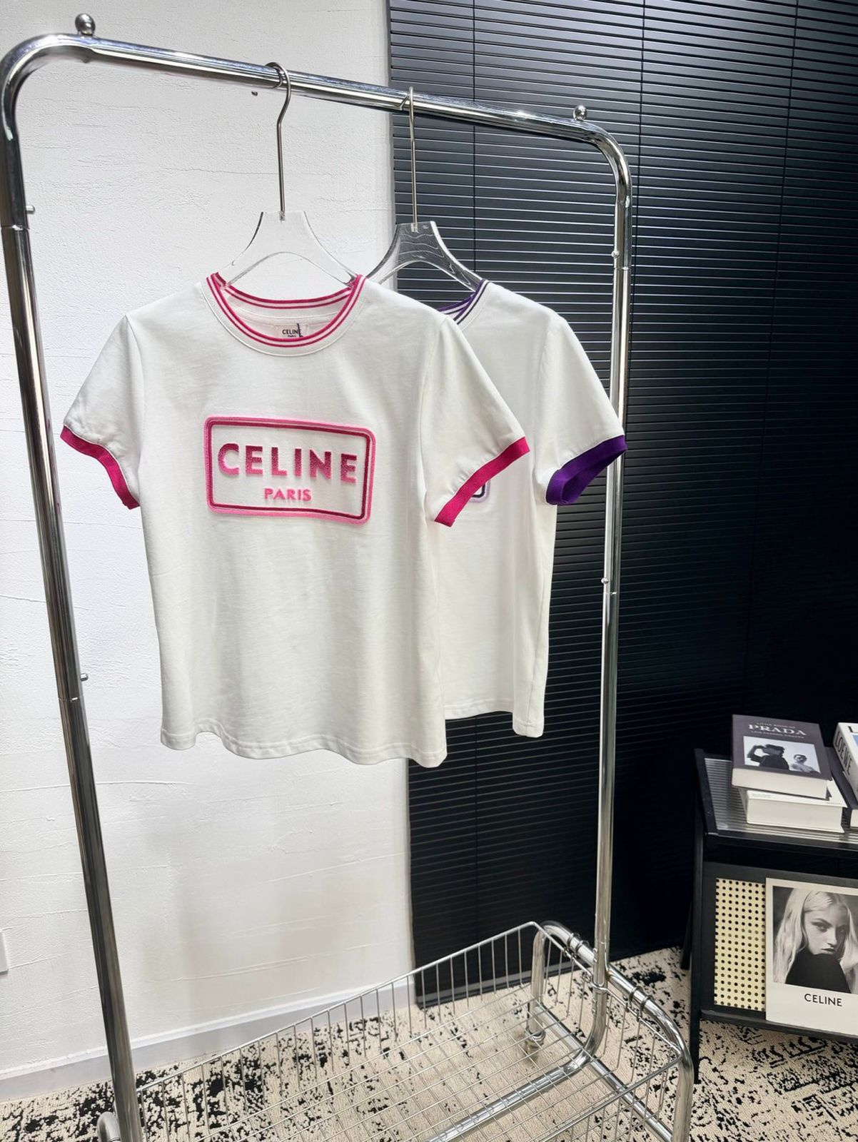 Contrast Trim Luxe Tee