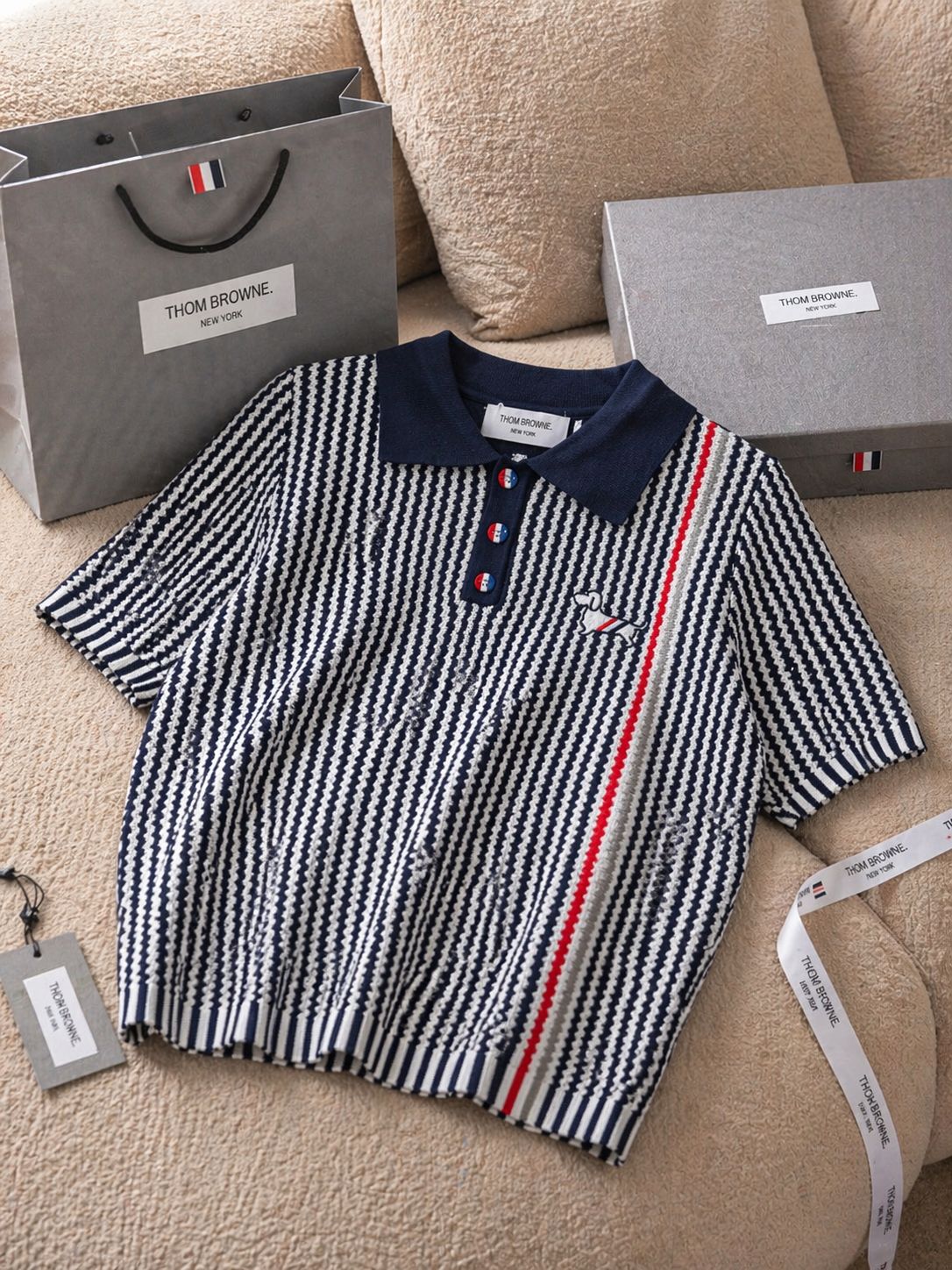 Teddy Knit Polo Tee