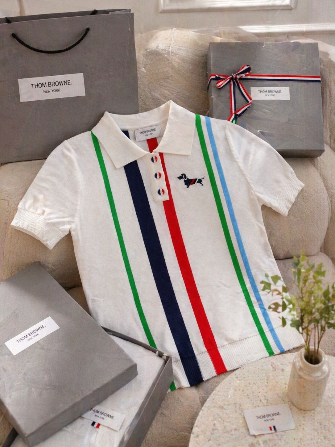 Teddy Knit Polo Tee