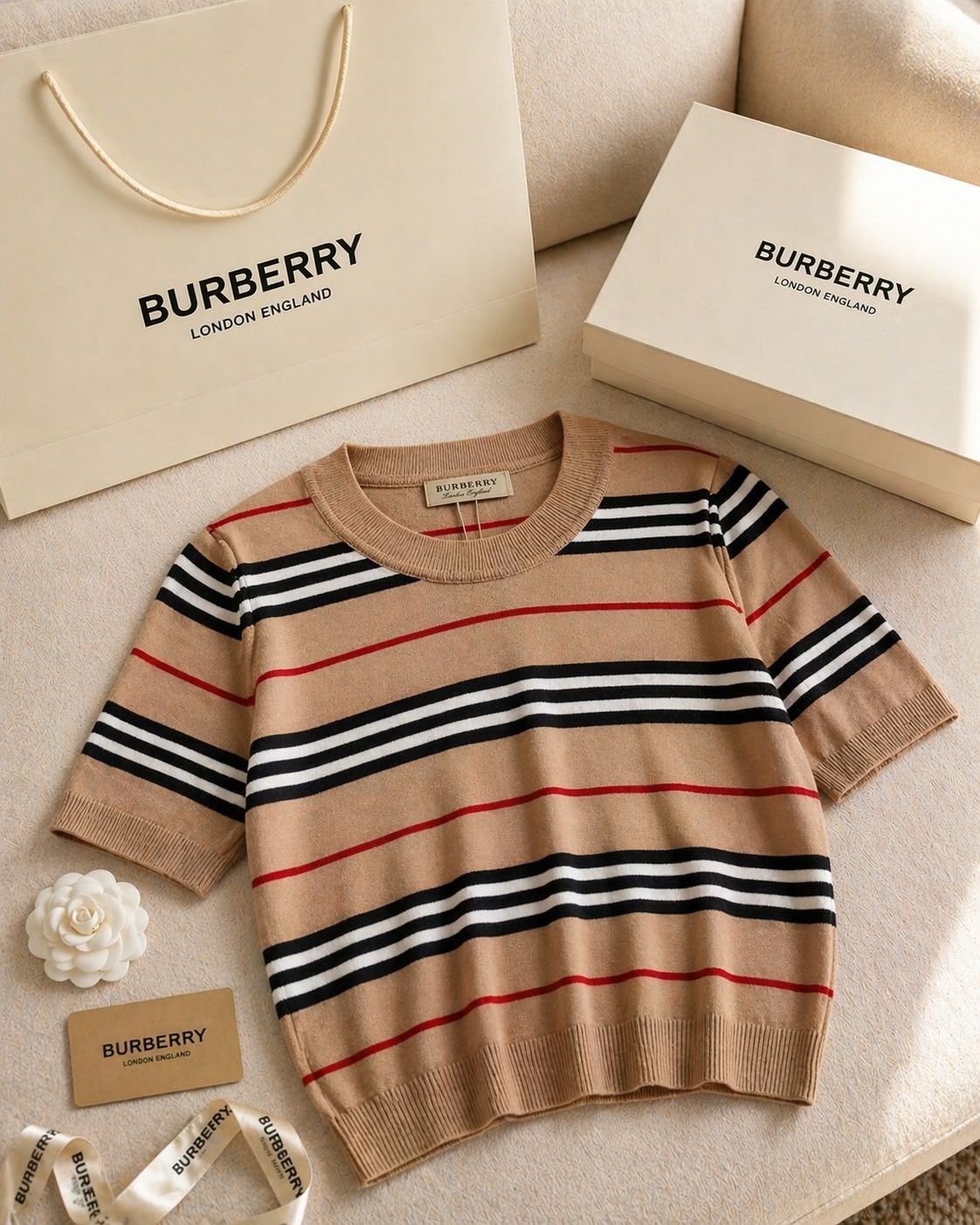 Heritage Stripe Knit Polo