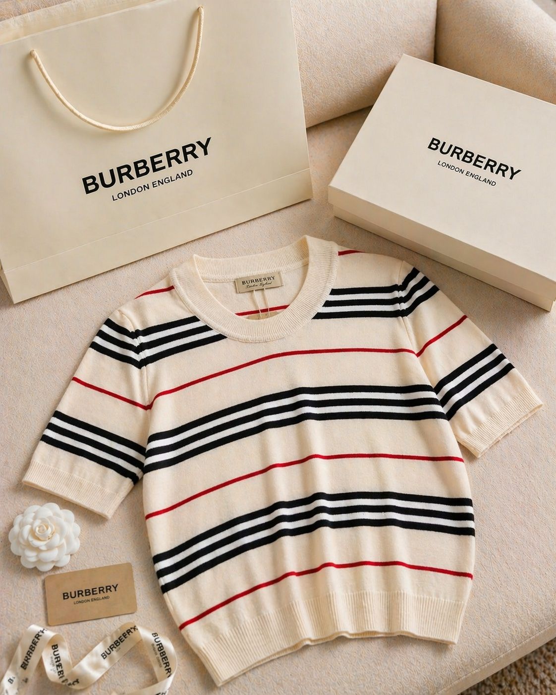 Heritage Stripe Knit Polo