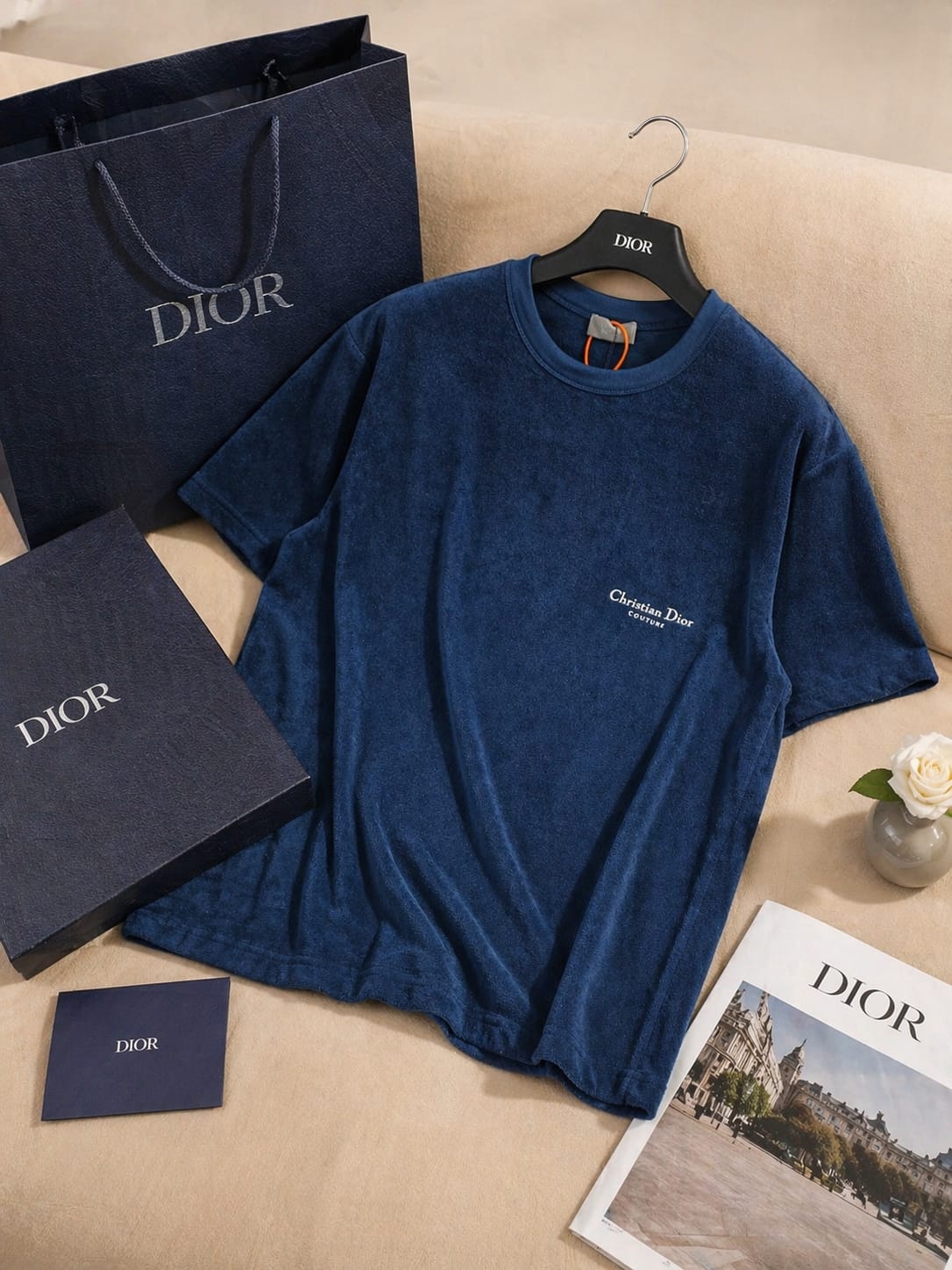 Luxury Towel Fabric Premium T-Shirt – Imported Edition