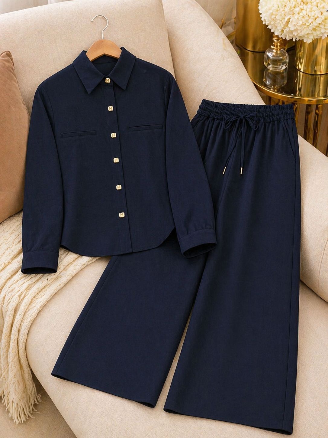 Minimal Luxe Linen Cord Set
