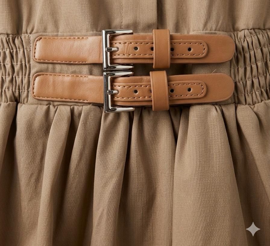 Premium Belted Dress