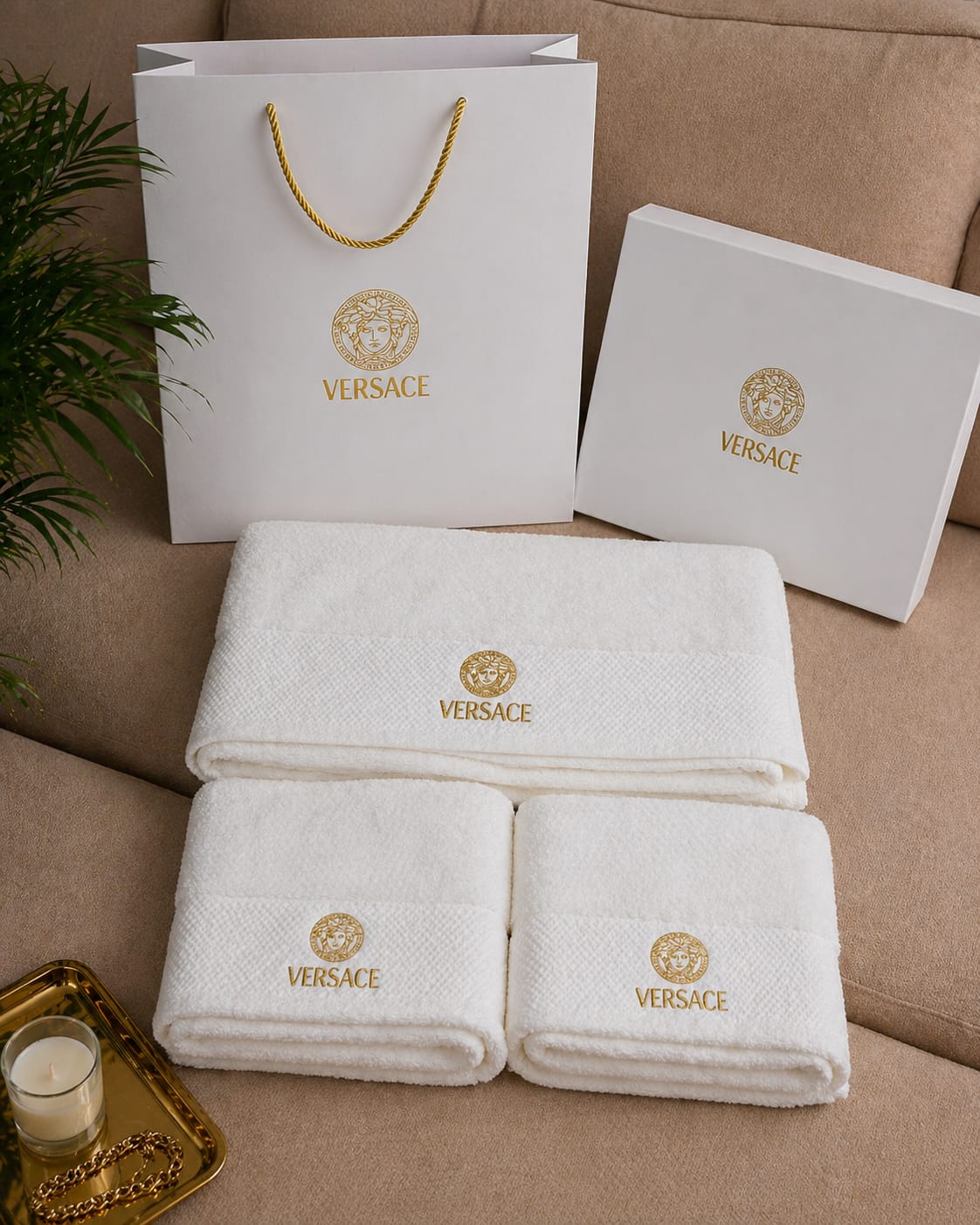 Luxury 3-Piece Towel Gift Set – Premium Bath Collection (Box Pack)