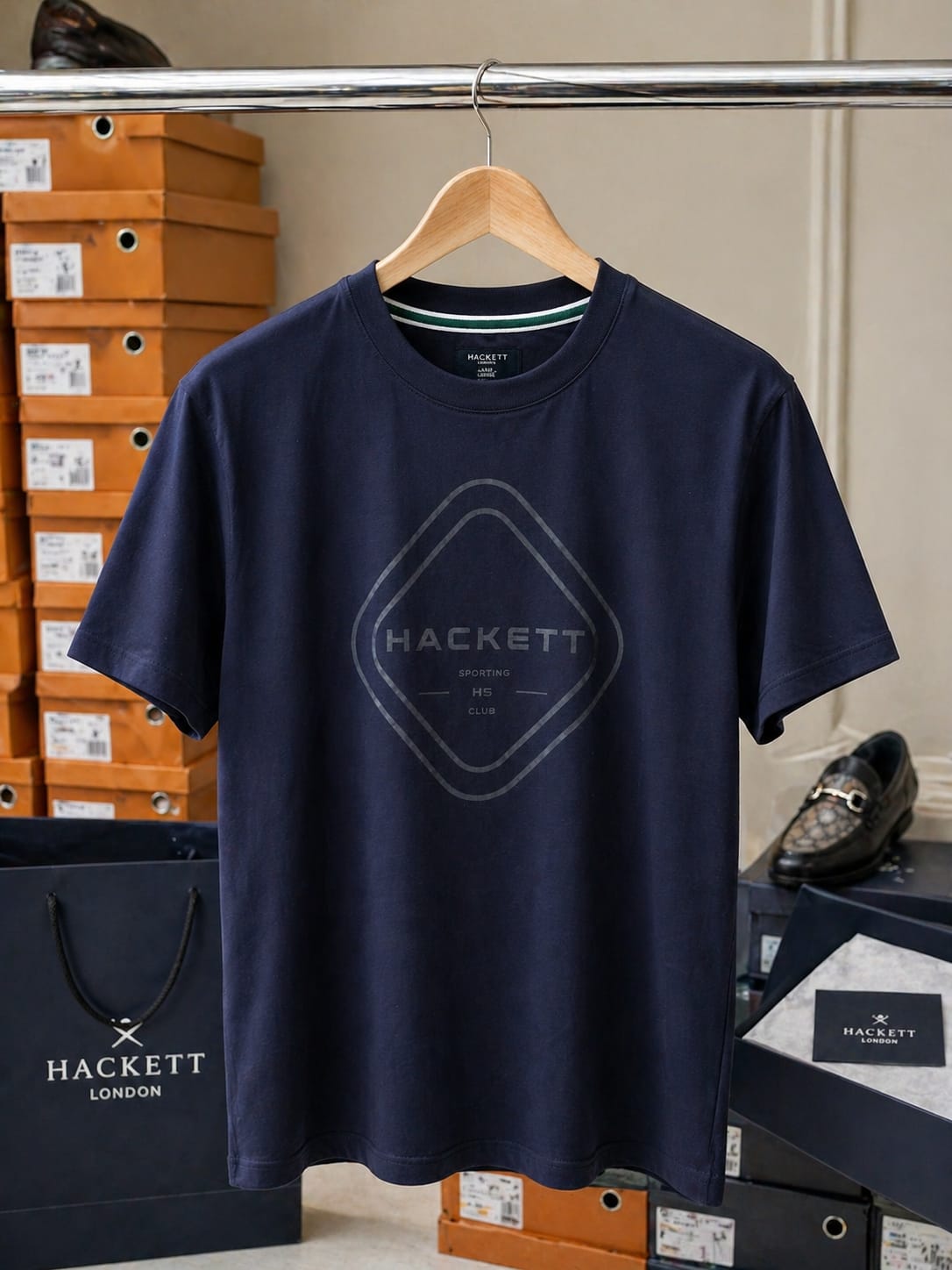 Sporting Club Minimal Logo Premium T-Shirt