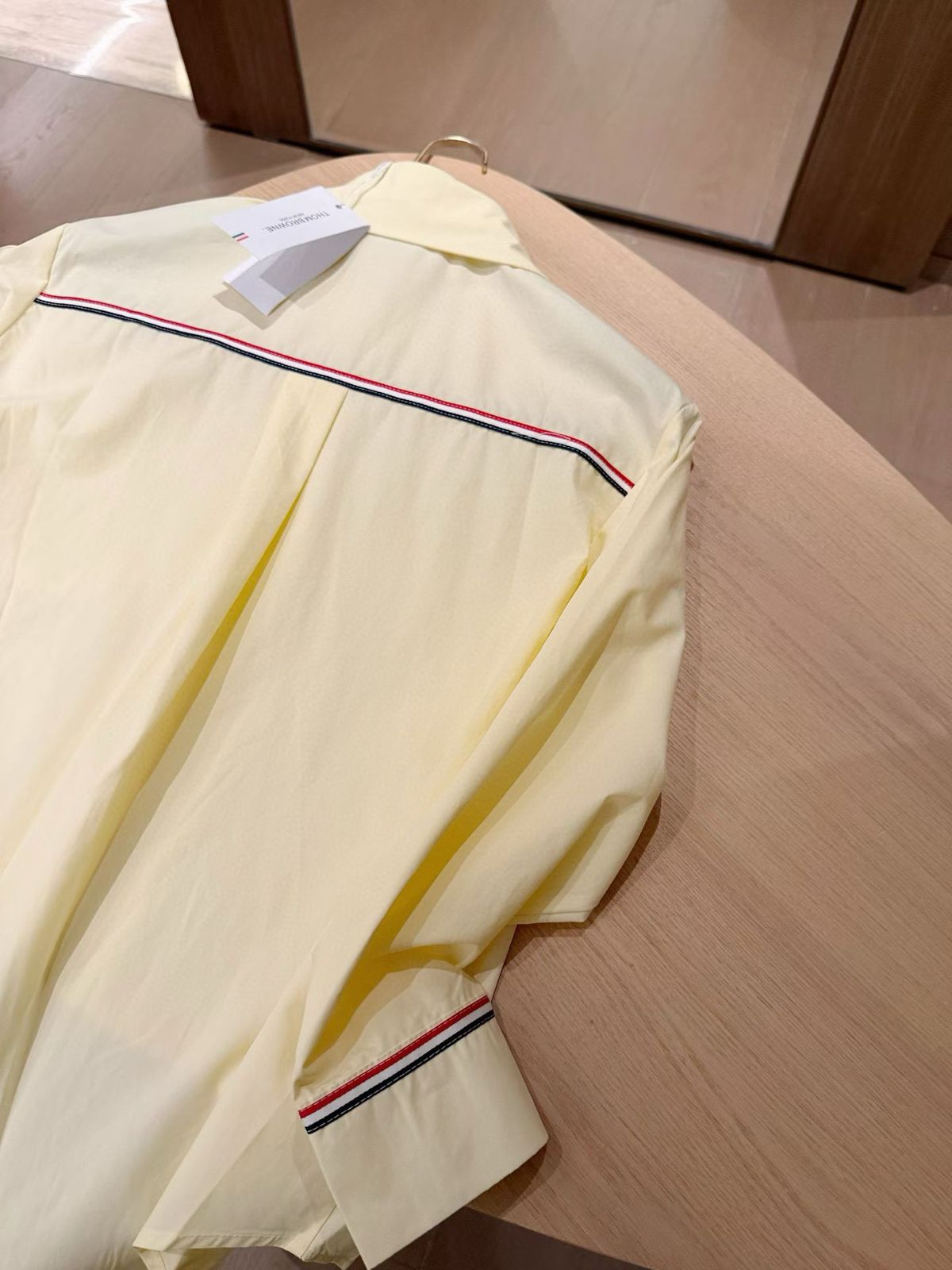 Signature Stripe Detail Premium Cotton Shirt