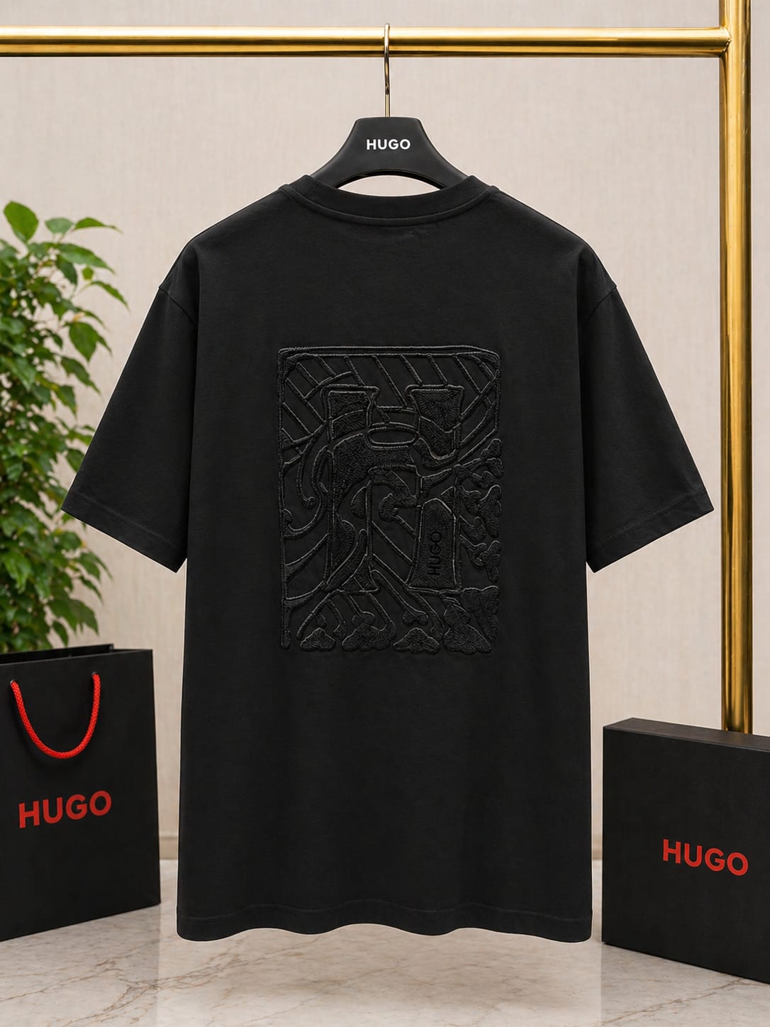 Minimal Signature Embroidered Premium Tee