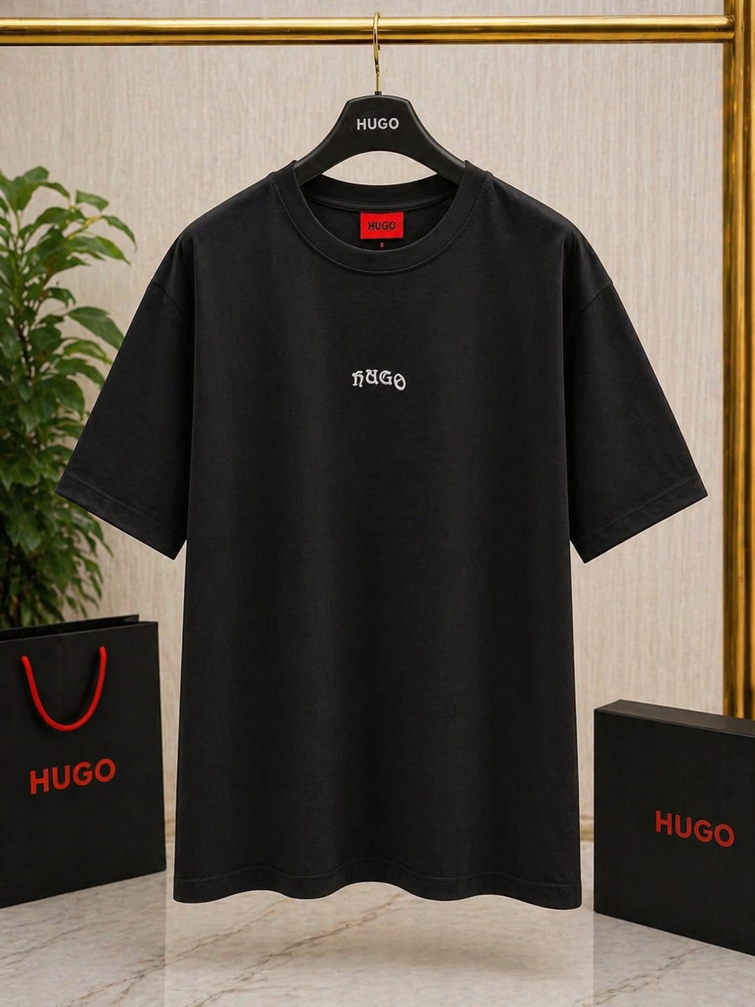 Minimal Signature Embroidered Premium Tee