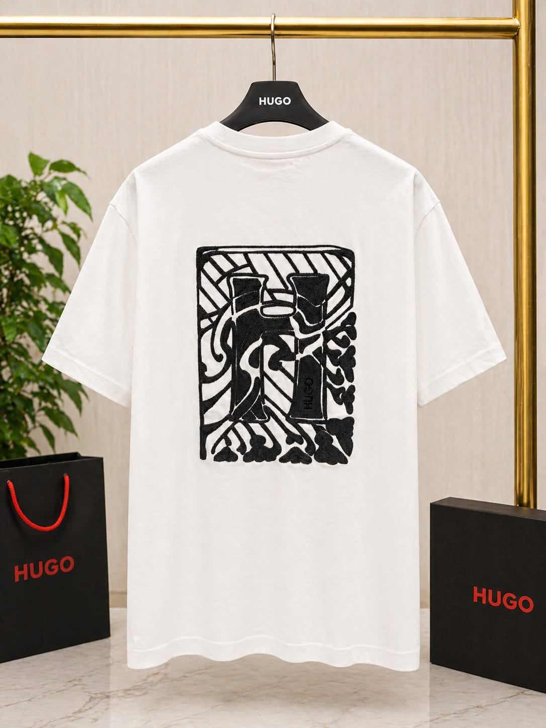 Minimal Signature Embroidered Premium Tee