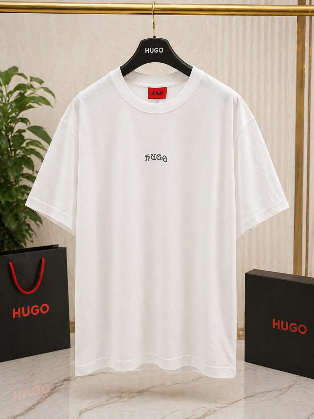 Minimal Signature Embroidered Premium Tee