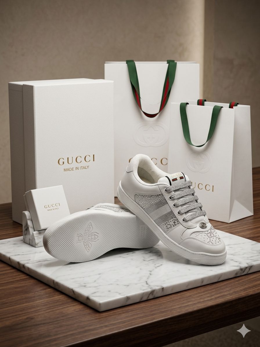 Crystal Luxe Designer Sneakers