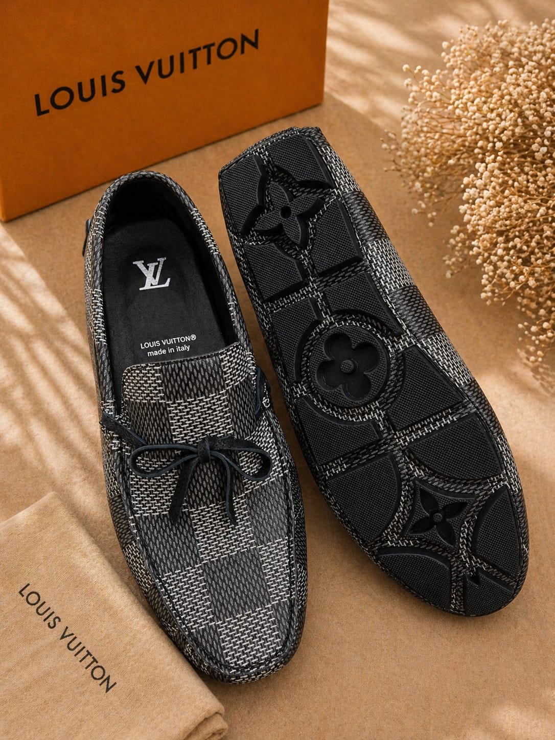 Monogram Knit Premium Loafers