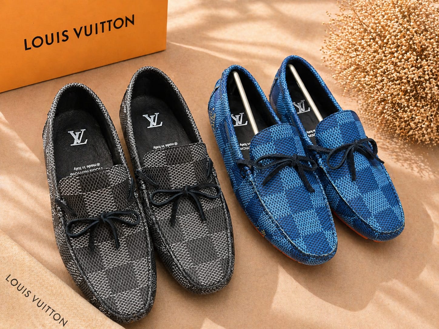 Monogram Knit Premium Loafers
