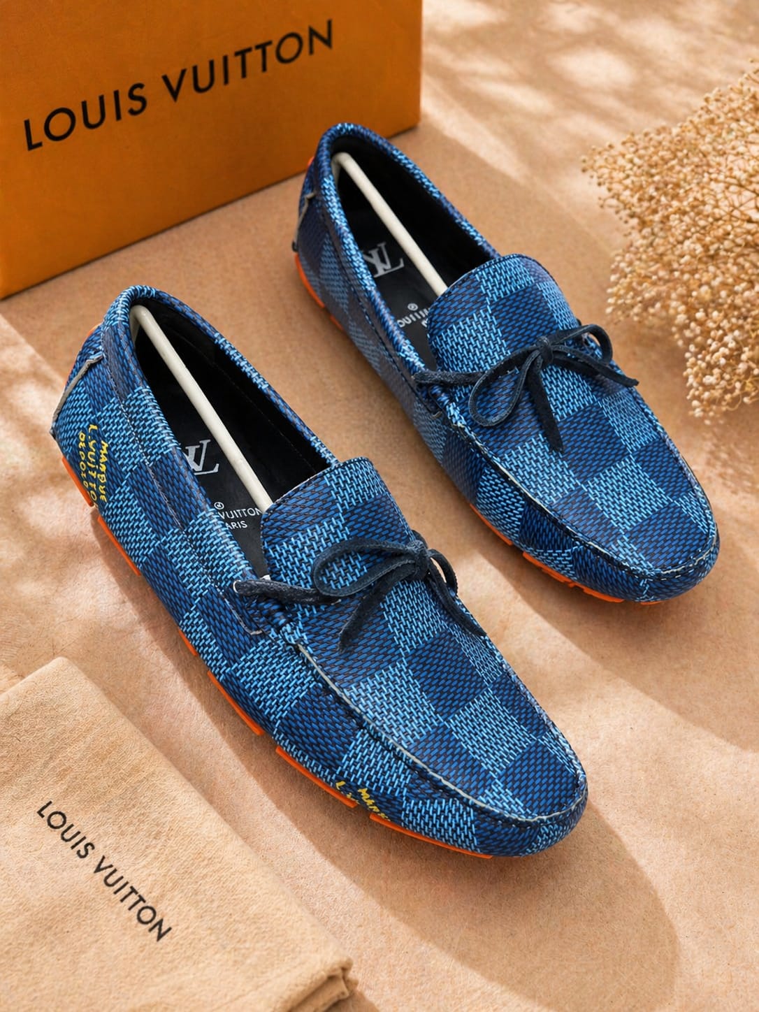Monogram Knit Premium Loafers