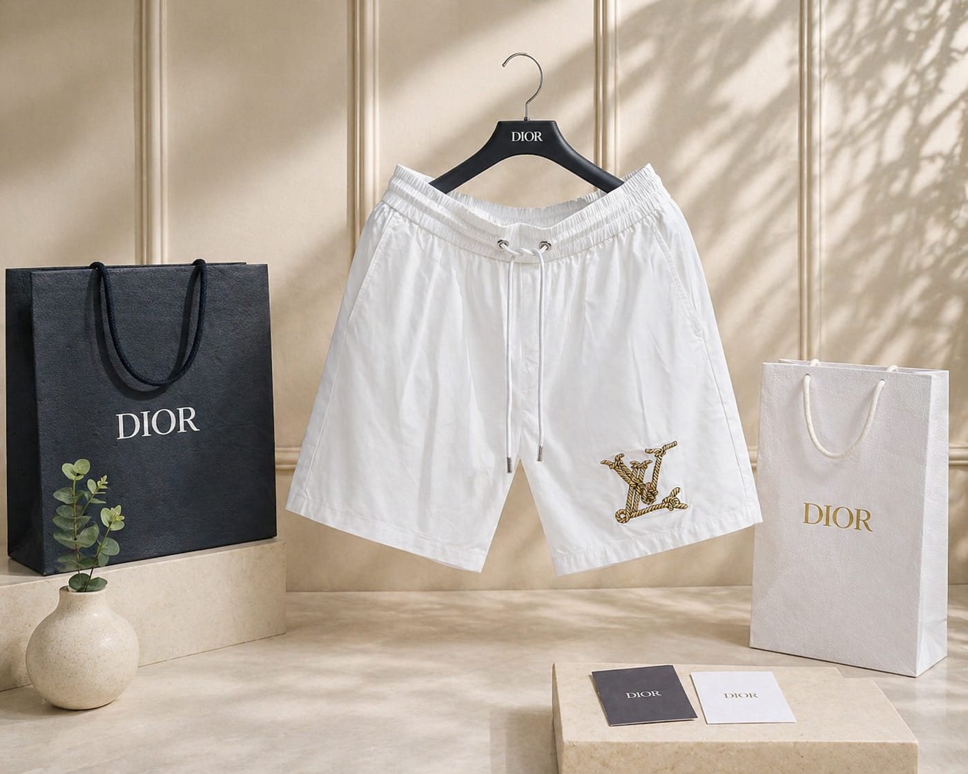 Laser Cut Luxury Summer Shorts