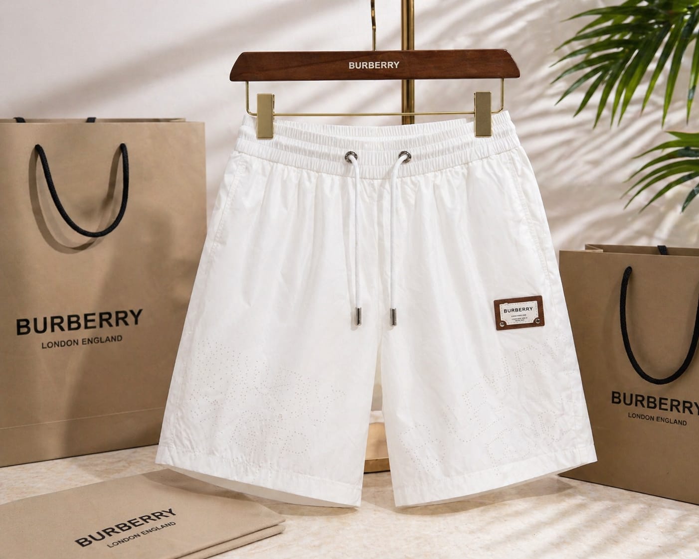 Laser Cut Signature Summer Shorts