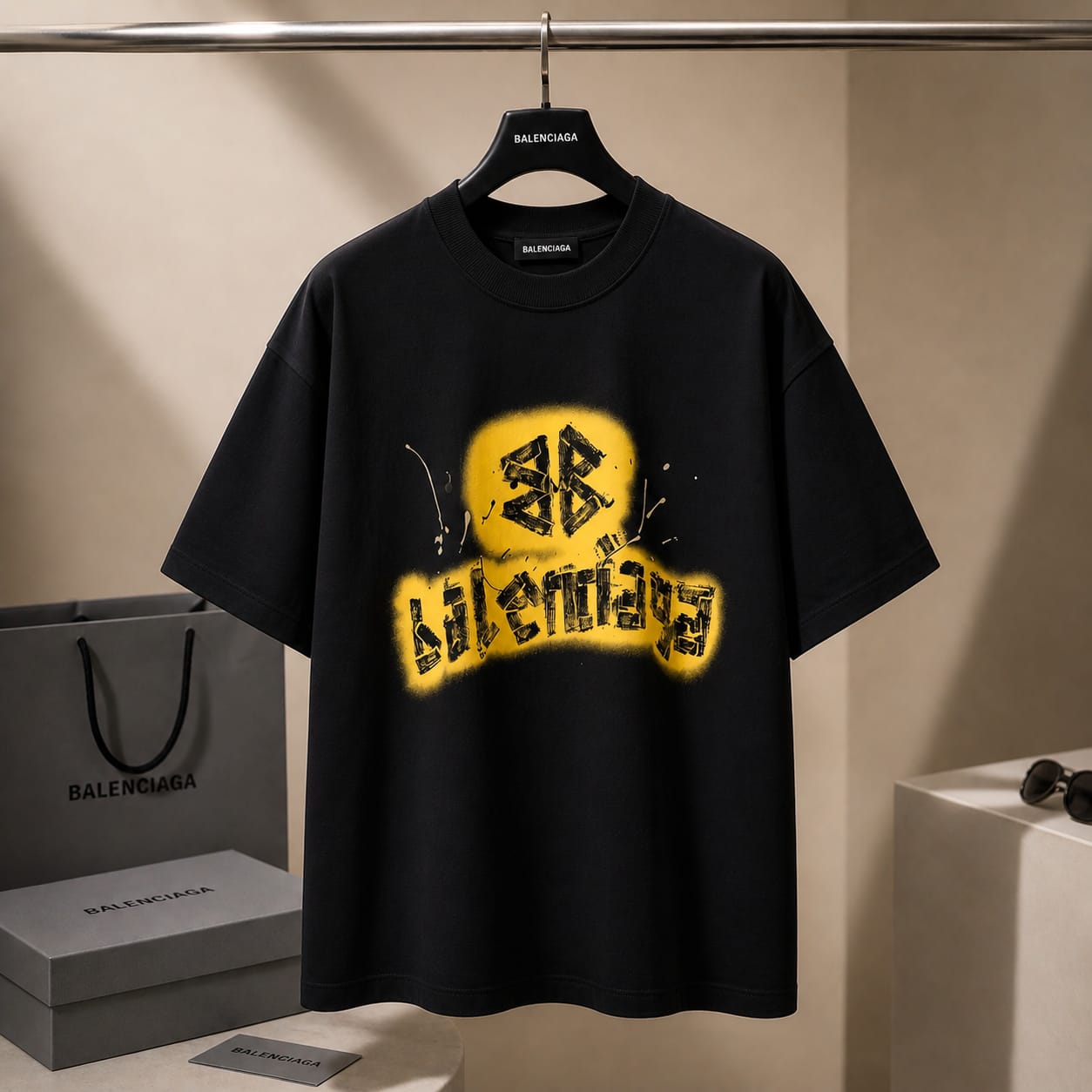 Urban Spray Graphic Premium T-Shirt