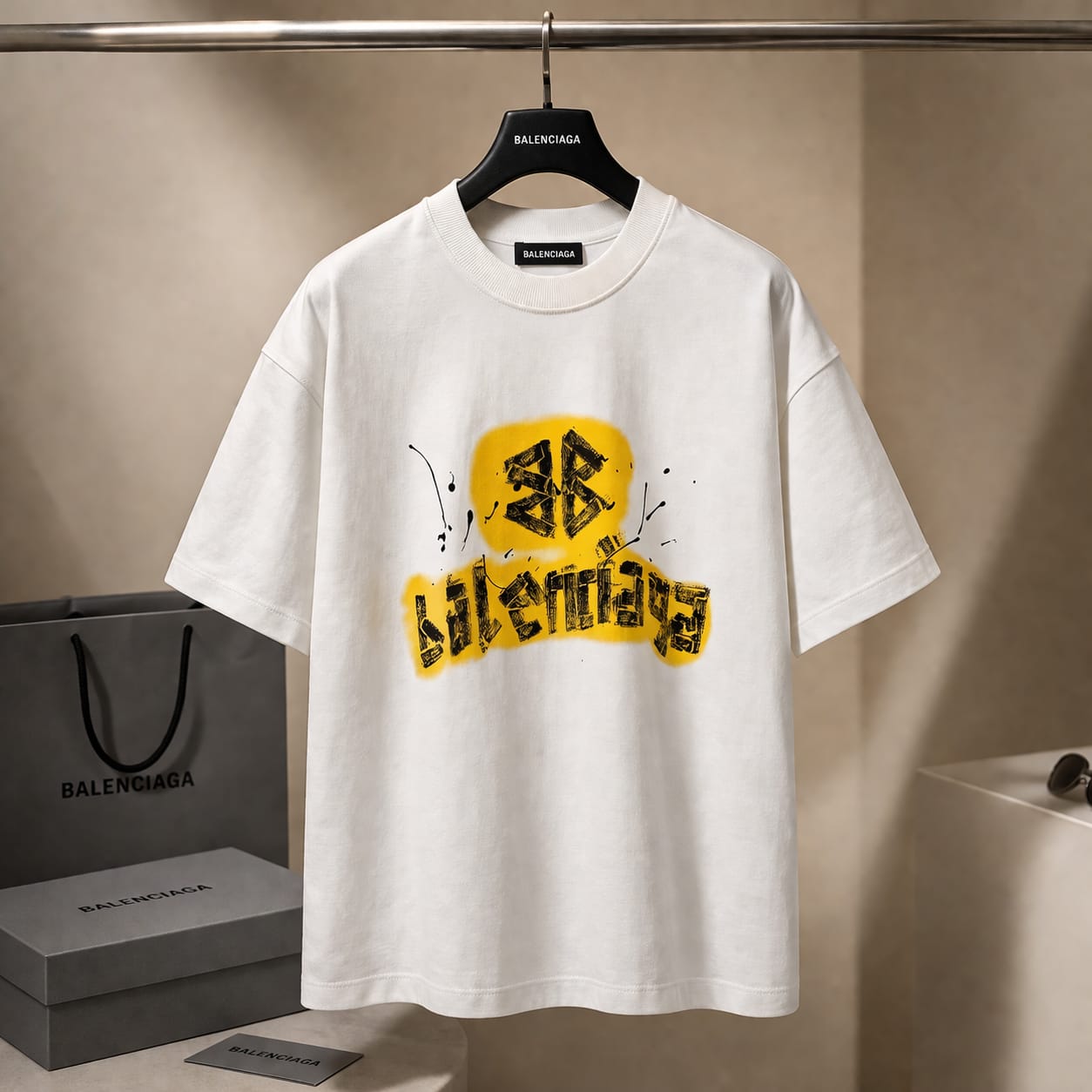 Urban Spray Graphic Premium T-Shirt