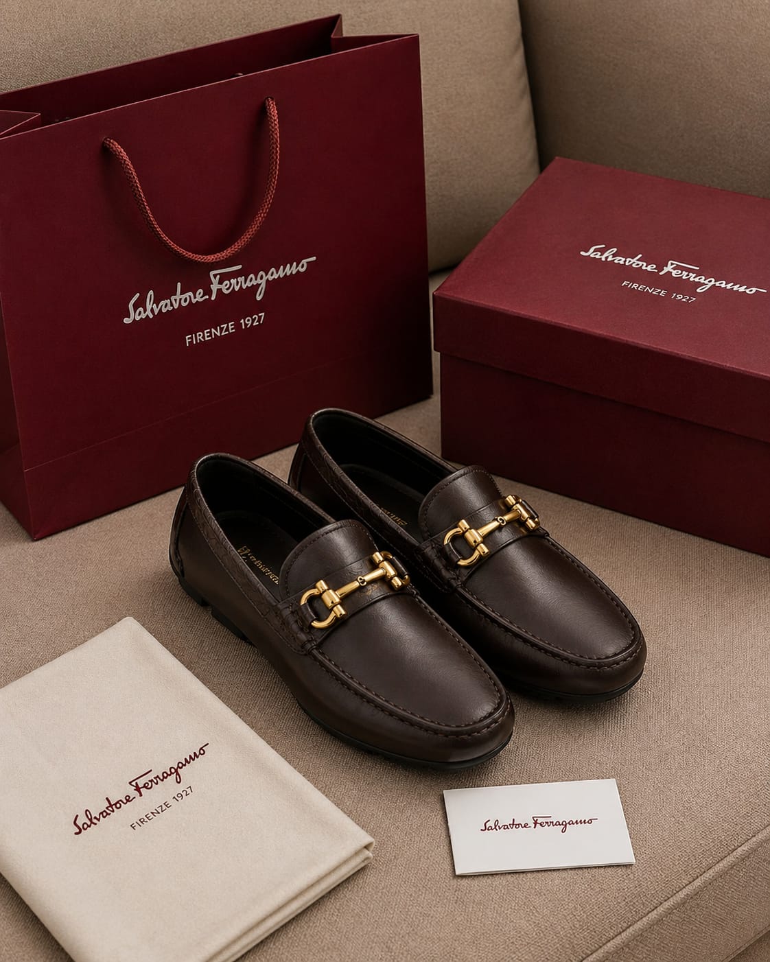 Signature Horsebit Luxe Leather Loafers