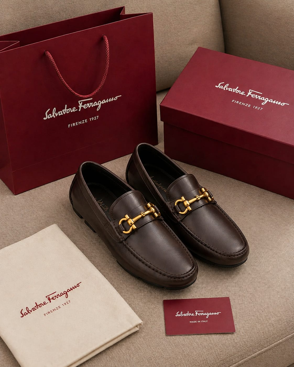 Signature Horsebit Luxe Leather Loafers